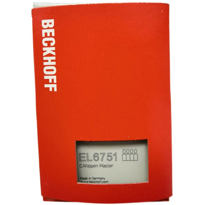 BECKHOFF EL6751 CANopen Master Module - High-Power Communication Solution - BECKHOFF