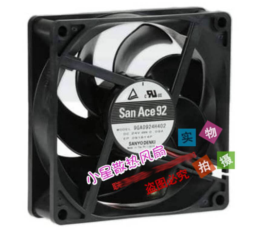Sanyo 9GA0924H402 9025 9CM DC24V inverter cabinet cooling fan