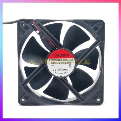 SUNON EEC0382B1-000C-A99 DC24V 9.2W 12038 2-Wire Cooling Fan