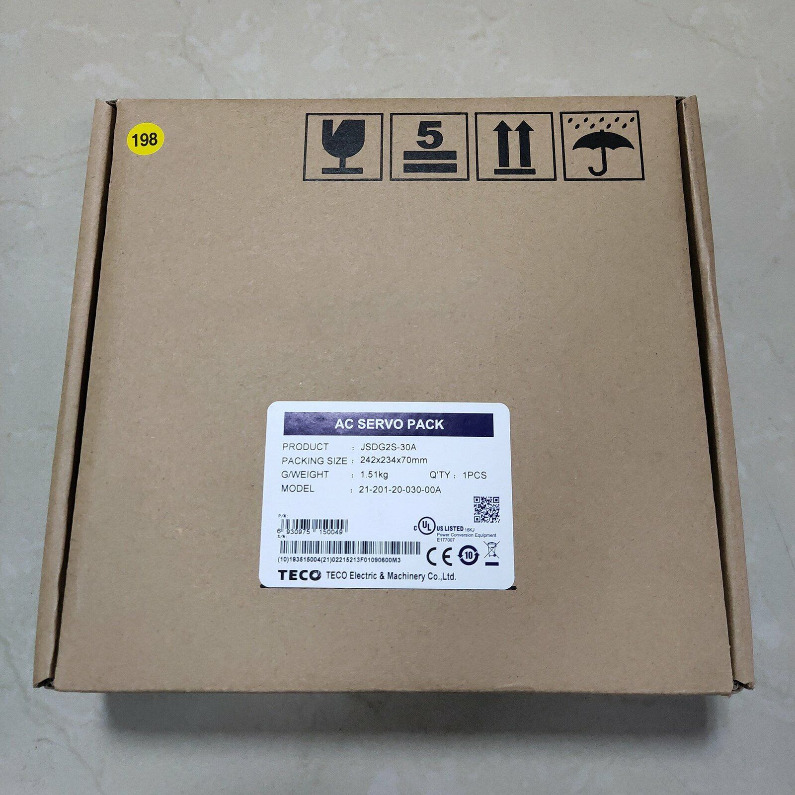 new 1PC  Applicable For TECO servo drive JSDG2S-30A