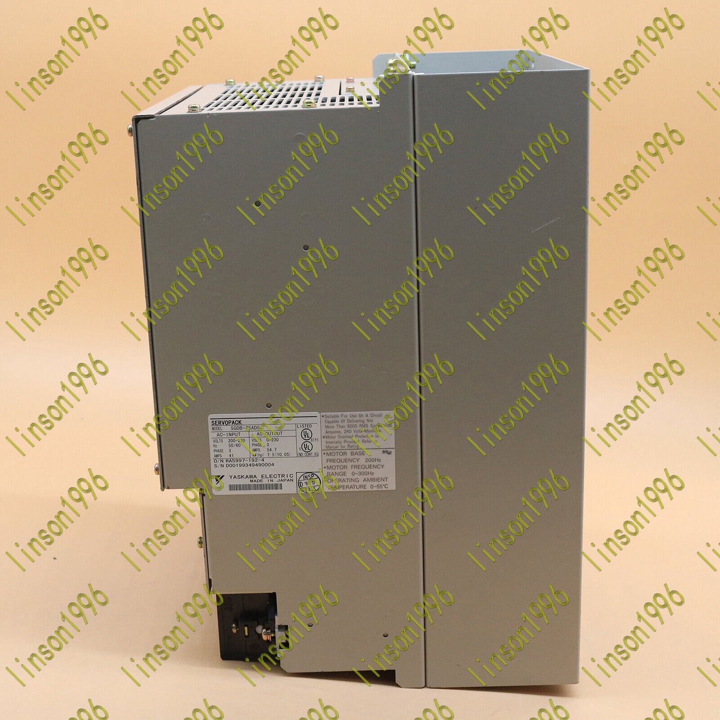 Used Yaskawa SGDB-75ADG Servo Driver - YASKAWA