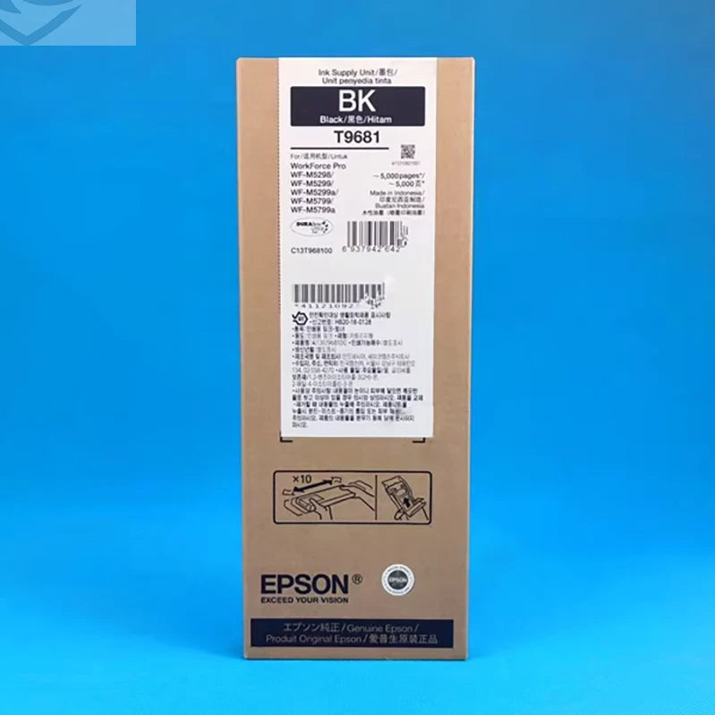 T9681 Black Ink Cartridge For Epson WF-M5799a M5799 WF-M5299a M5299 Paste 1Pcs.