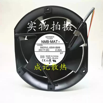 NMB 5920VL-05W-B89 24 VDC 2.2 A 17251 3-pin inverter cooling fan