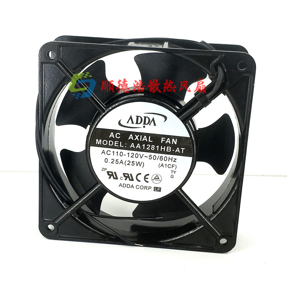 1pcs  ADDA AA1281HB-AT 110V 25W 12cm 12038 large air volume fan