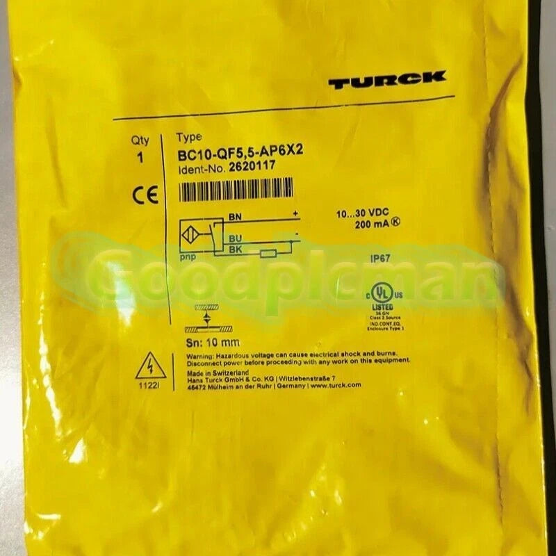1PC Turck BC10-QF5.5-AP6X2 Proximity Switch Sensor BC10-QF5.5-AP6X2