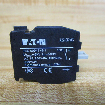Eaton Møller A22-EK10C Switch Contact Block 20pcs New In Box - EATON MØLLER