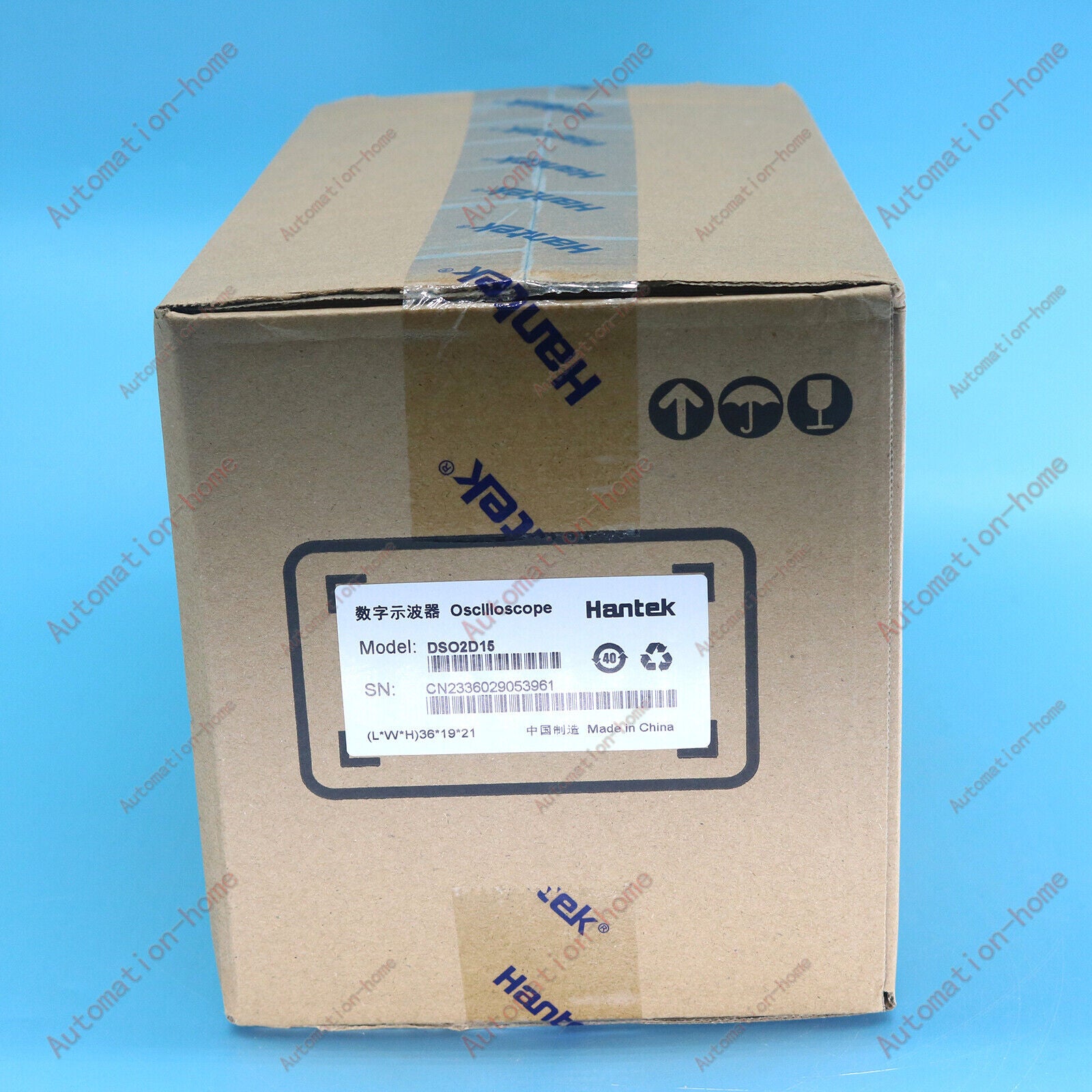 new Hantek DSO2D15 Digital Storage Oscilloscope 2 Channel 150MHz 1GSa/S With 1CH AWG - HANTEK