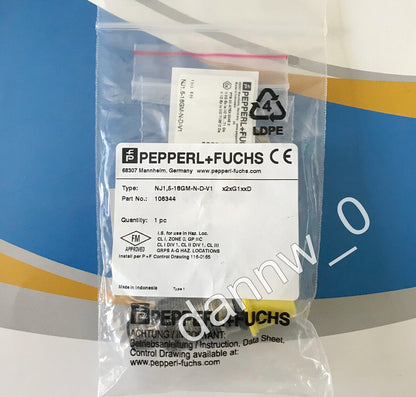 new Pepperl+Fuchs P+F NJ1,5-18GM-N-D-V1 Ultrasonic Level Sensor - PEPPERL+FUCHS