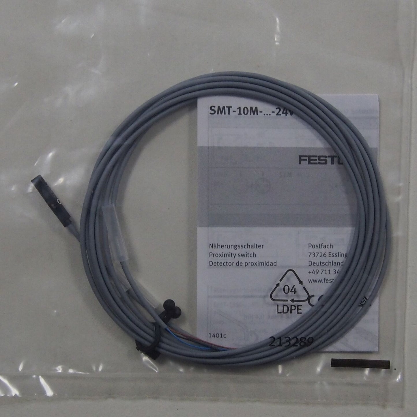 Festo Proximity Switch SMT-10M-PS-24V-E-2,5-L-OE SPOT STOCK - FESTO