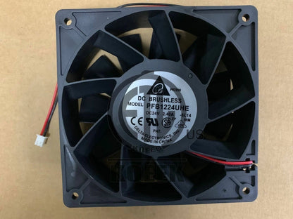 Delta PFB1224UHE DC Brushless Cooling PC Computer Fan 24V 120x120x38mm 2.4A 2Pin