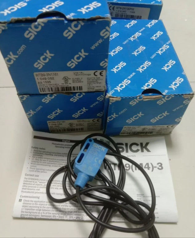 1PCS SICK WTB9-3N1161 WTB93N1161 PHOTOELECTRIC SENSOR