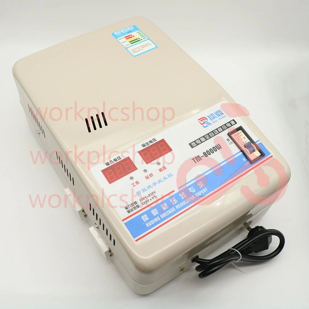 1PC 220V 7KW Automatic Voltage Stabilizer AC regulator Power Supply 120-270V