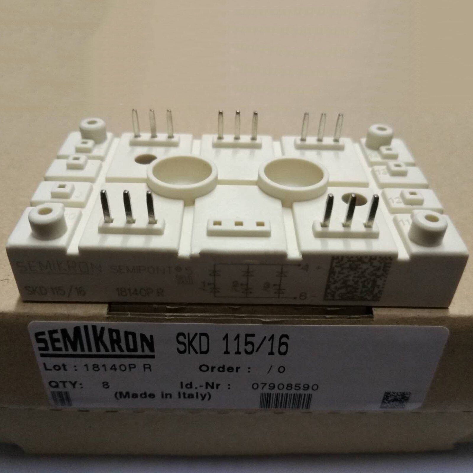 new 1PCS  SEMIKRON SKD115/16 SKD115-16 Module#QW