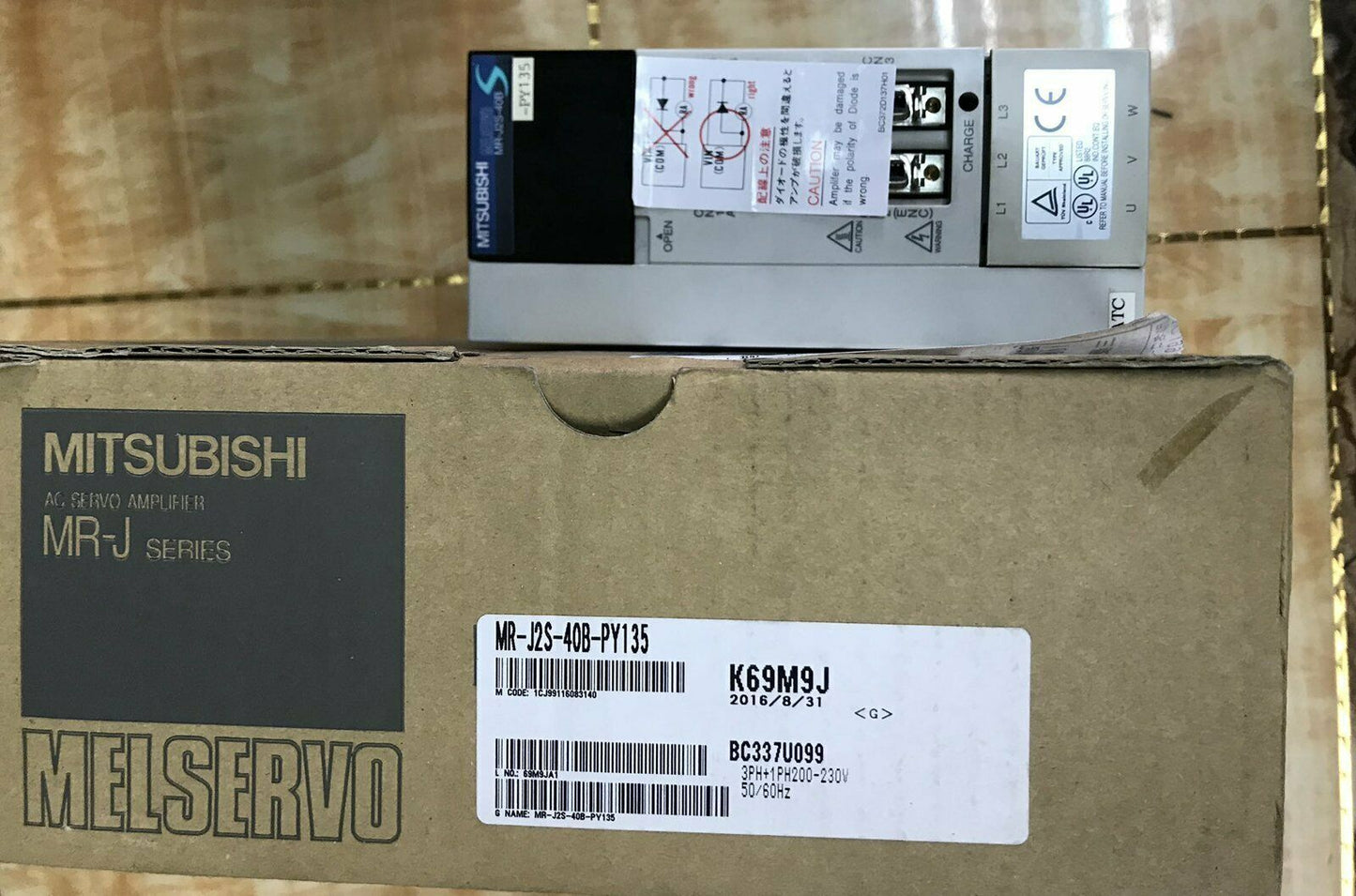 Mitsubishi MR-J2S-40B-PY135 Servo Drive - MITSUBISHI