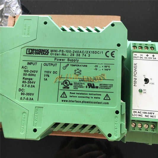 new 1PCS Phoenix Contact MINI-PS-100-240AC/2X15DC/1 power supply 2938743 - PHOENIX CONTACT