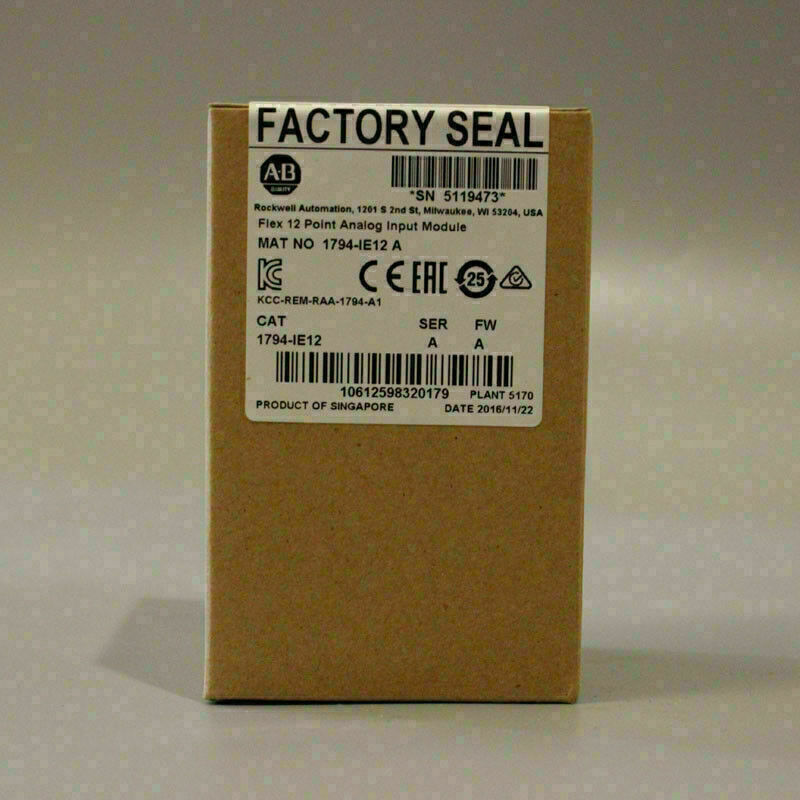Allen-Bradley AB 1794-IE12 Ser A Flex 12 Point Analog Input Module New Sealed - ALLEN-BRADLEY