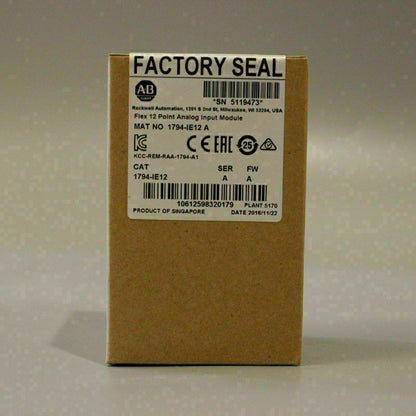 Allen-Bradley AB 1794-IE12 Ser A Flex 12 Point Analog Input Module New Sealed - ALLEN-BRADLEY