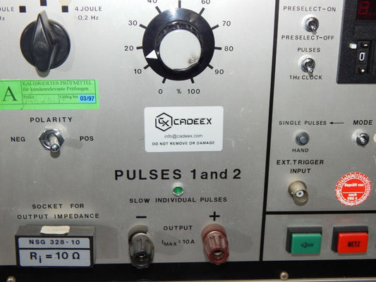 used SCHAFFNER NSG 500A Interference Generator for Automotive Electronics (TESEQ) - SCHAFFNER