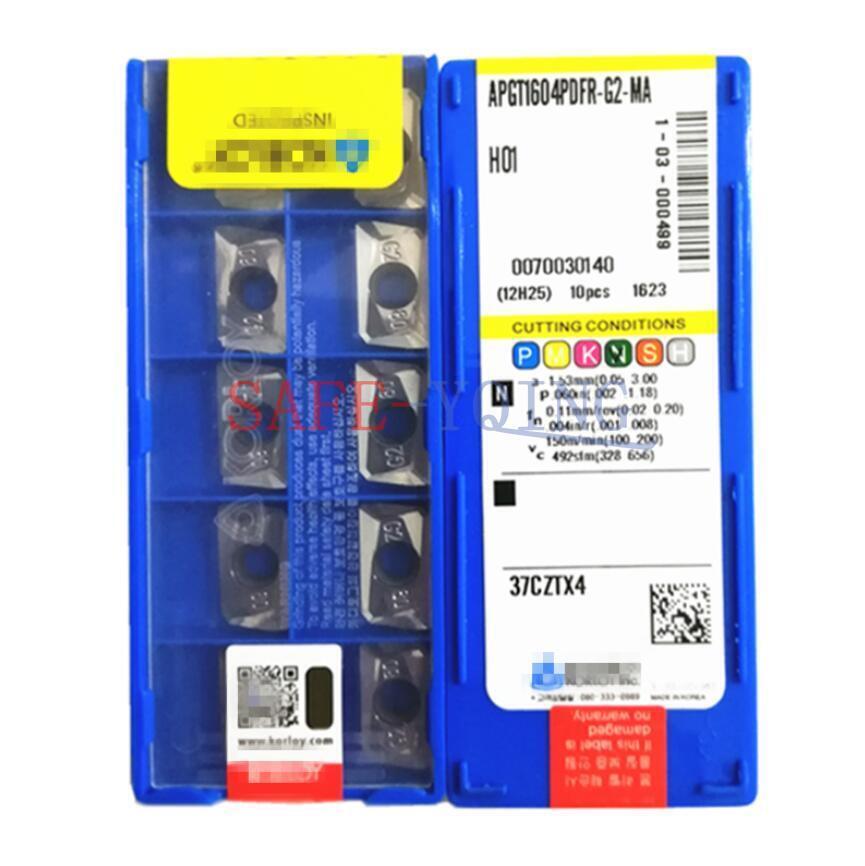new 10PCS KORLOY APGT1604PDFR-G2-MA H01 Milling Carbide Insert inserts - KORLOY
