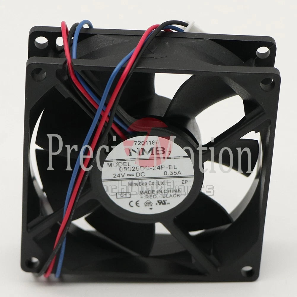 NMB 08025DE-24P-BL DC24V 0.35A 80*80*25mm Cooling Fan