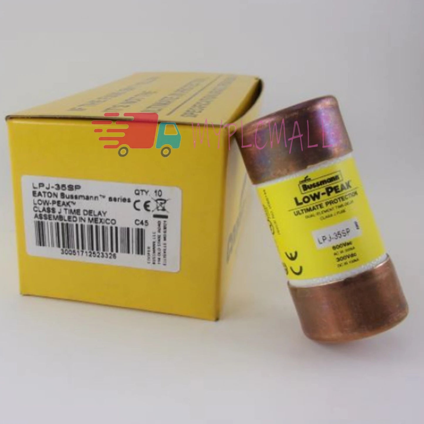 10pc Bussmann LPJ-35SP Fuse 35A Time Delay Class J Dual Element 600V #YP1