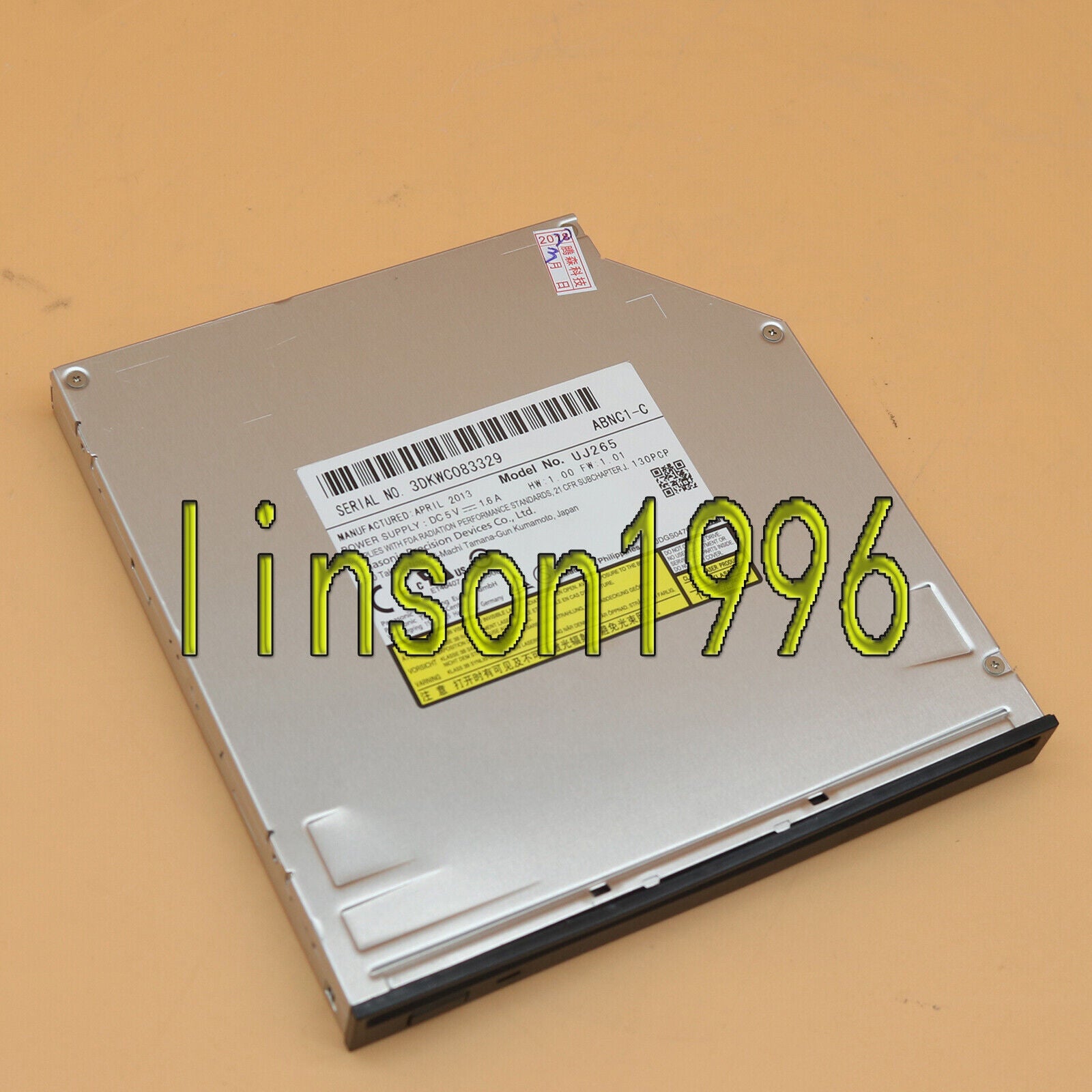 New One Panasonic UJ265 Blu-ray/DVD Player with 12.7mm SATA - PANASONIC