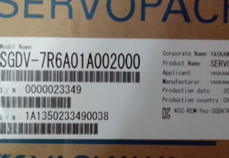Yaskawa SGDV-7R6A01A002000 Servo Drive - High Precision and Performance - YASKAWA
