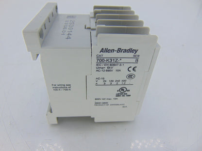 ALLEN BRADLEY 700-K31Z-D Relay Series B - ALLEN BRADLEY