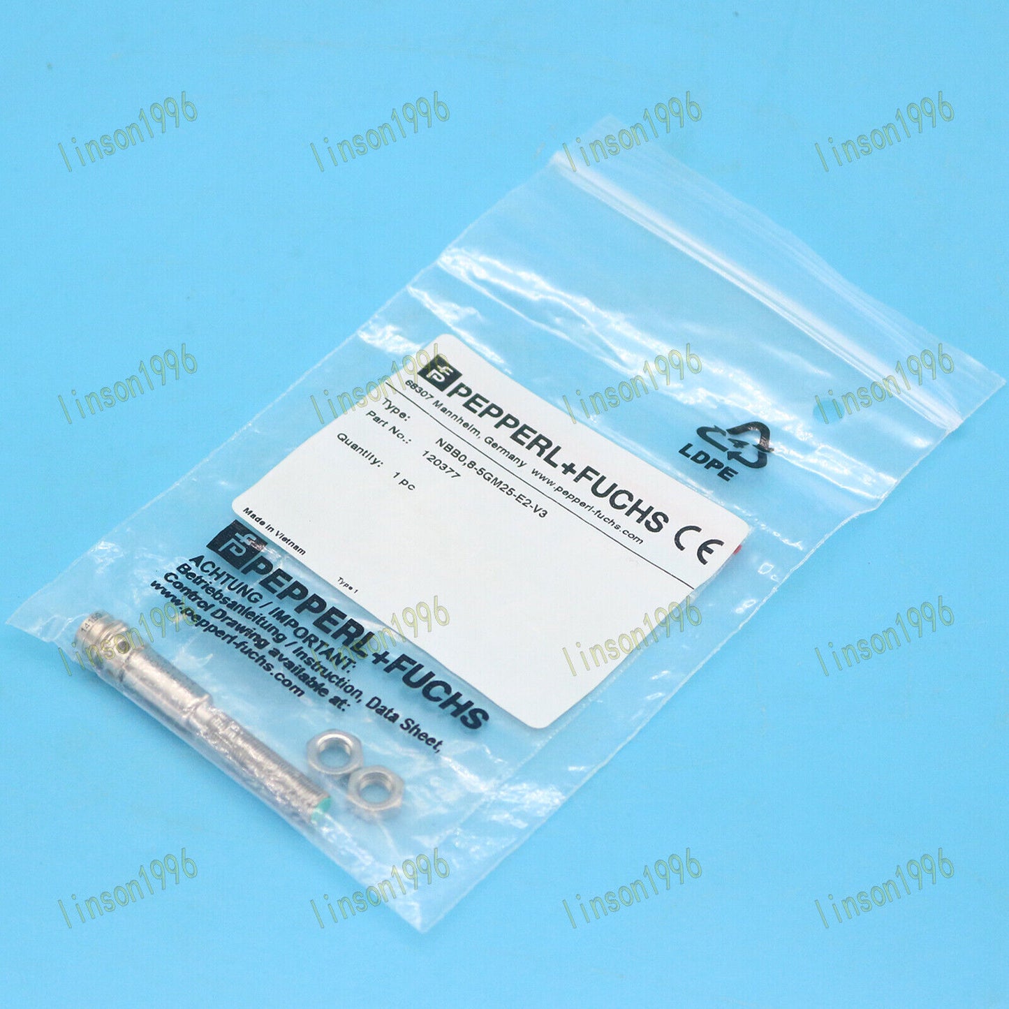 1PC Pepperl+Fuchs Inductive Proximity Switch NBB0.8-5GM25-E2-V3 - PEPPERL+FUCHS