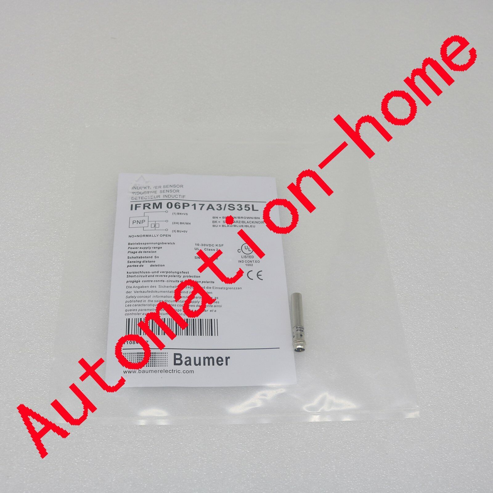 1PC Baumer Sensors IFRM 06P17A3 S35L - BAUMER