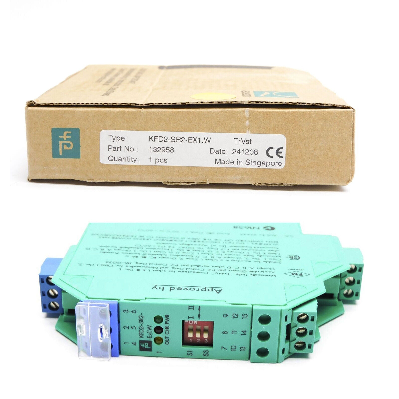 PEPPERL+FUCHS KFD2-SR2-EX1 Switch Amplifier 24V 120V 240V 2kW 90% Efficient 1000W Max Power 200W @ 24V 400W @ 120V 120W @ 240V Professional Grade Amplifier with 400W Maximum Output - PEPPERL+FUCHS