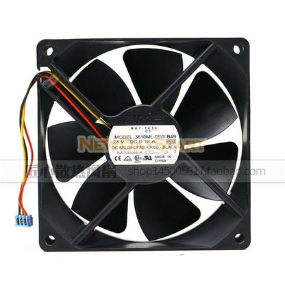 new 3610ML-05W-B49 Inverter Cooling Fan 24V 0.16A 3-wire 9025 90x90x25mm - OMRON