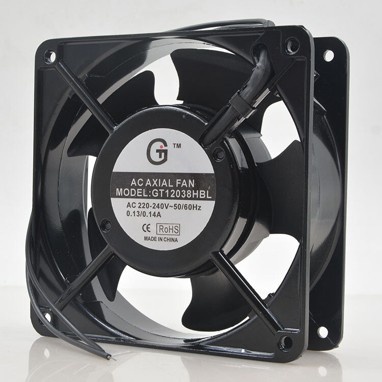 1pcs  GT GT12038HBL 12cm 220v 0.14A 12038 cabinet axial fan