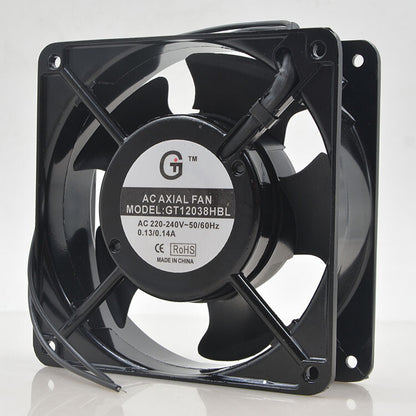 1pcs  GT GT12038HBL 12cm 220v 0.14A 12038 cabinet axial fan