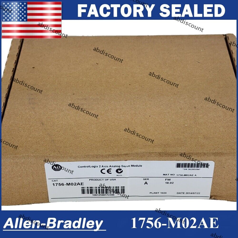 ControlLogix 2-Axis Analog Servo Module - 1756-M02AE New Factory Sealed - CONTROLLOGIX