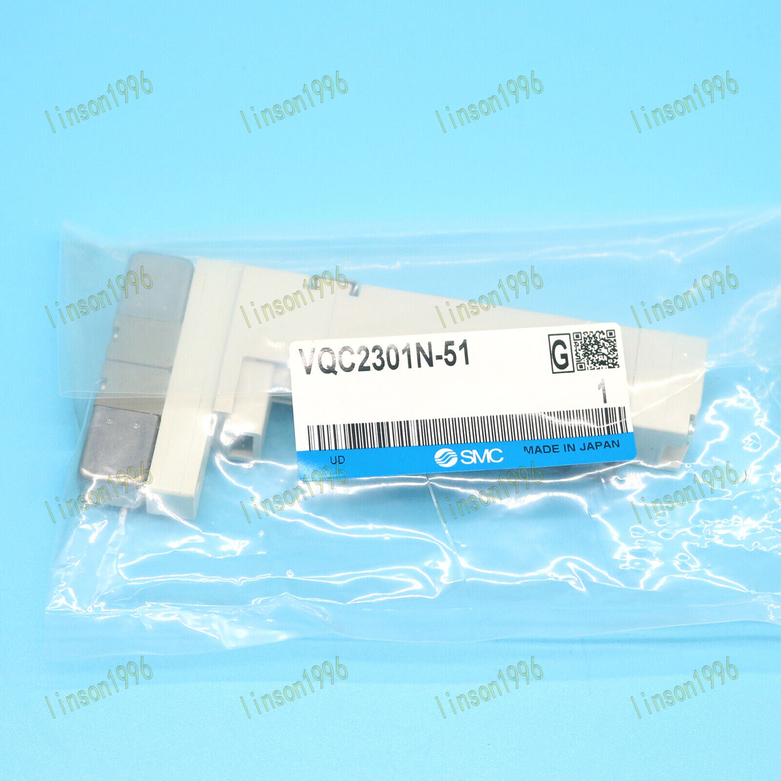 SMC VQC2301N-51 Solenoid Valve with 23/32 Inch Port Size and Stainless Steel Material for Industrial Applications - SMC