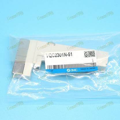 SMC VQC2301N-51 Solenoid Valve with 23/32 Inch Port Size and Stainless Steel Material for Industrial Applications - SMC