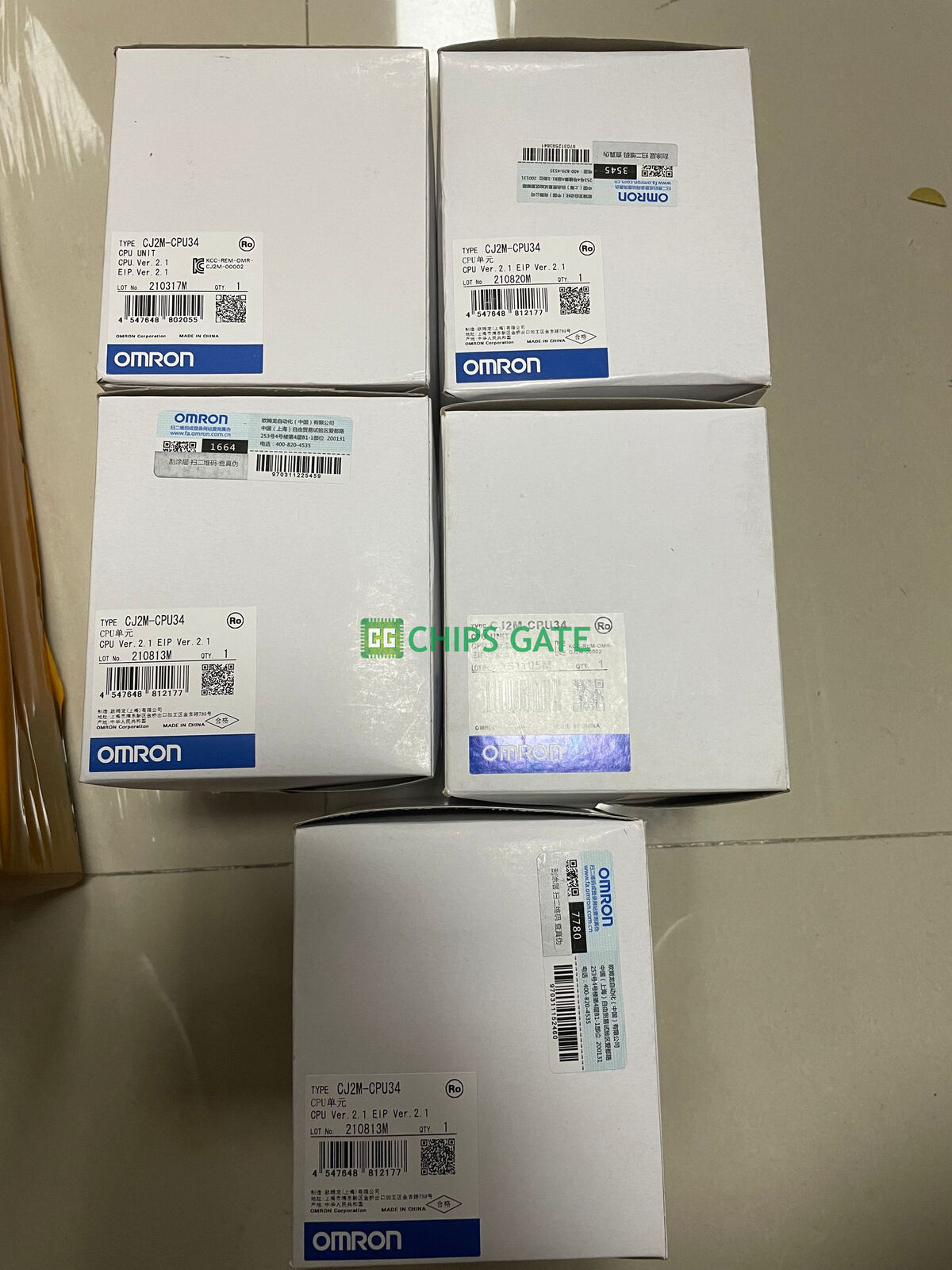 Omron CJ2M-CPU34 CPU Unit - OMRON