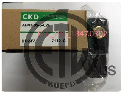 AB41-02-5-02E 1PCS CKD AB41-02-5-02E DC24V Solenoid Valve Fast ship #k