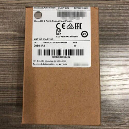 *NEW Allen-Bradley Micro800 2 Point Analog Input Plug-In - 2080IF2* - High-precision analog input for industrial and laboratory applications. - ALLEN-BRADLEY