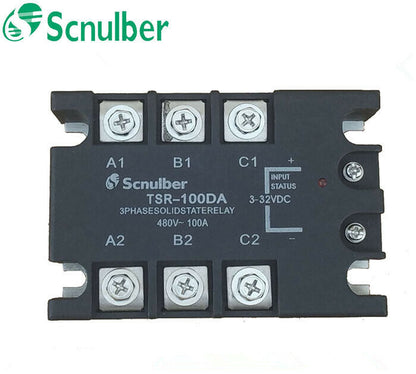new Scnulber three-phase solid state relay TSR-100DA 480VAC 100A DC control AC - SCNULBER
