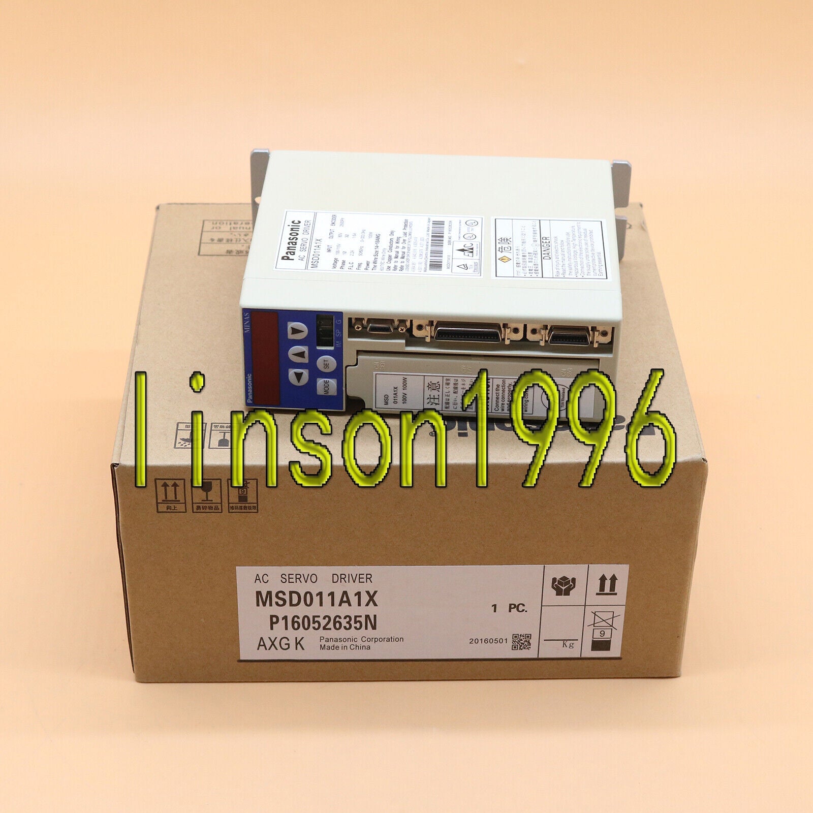 Panasonic MSD011A1XX AC Servo Driver 1PC Box - PANASONIC