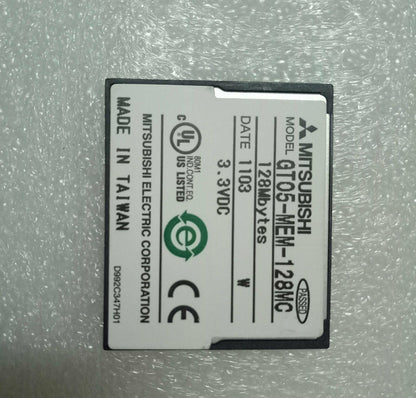 Used Mitsubishi GT05-MEM-128MC Memory Card - MITSUBISHI