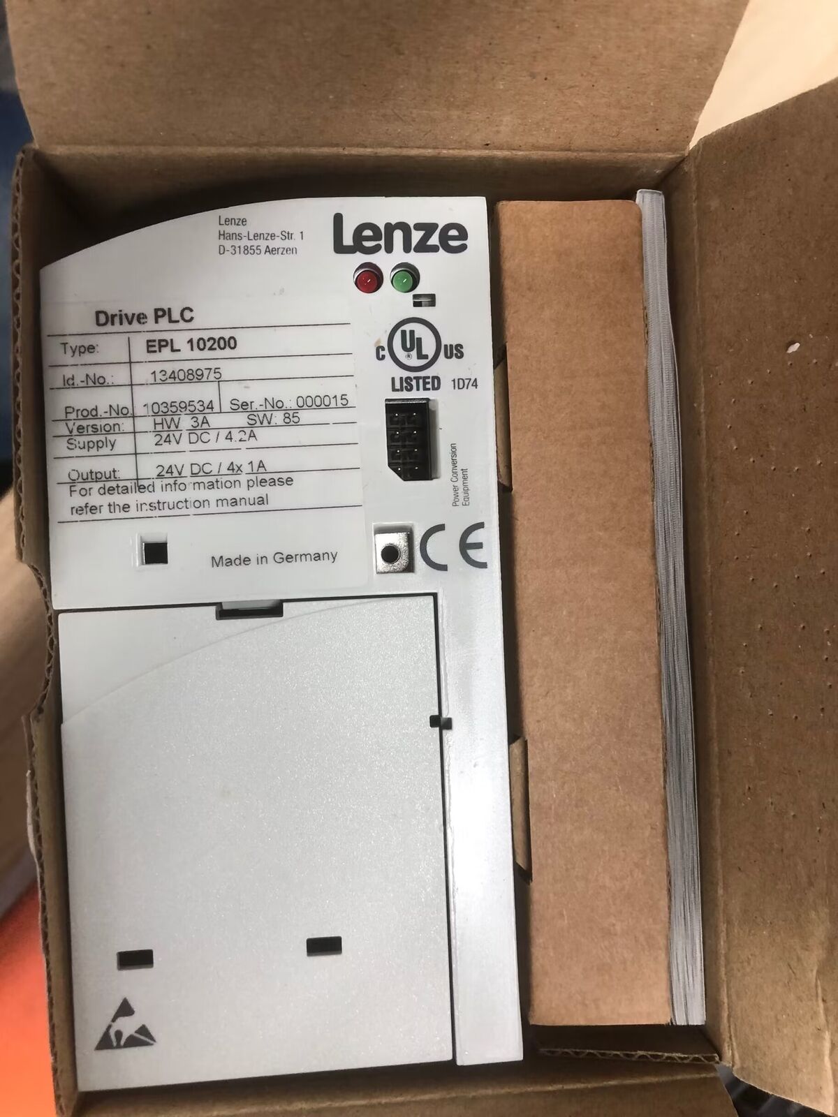 new LENZE EPL10200 EPL 10200Lenze drive PLC OR - LENZE