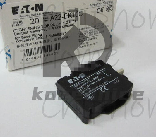 1PCS Eaton Moeller A22-EK10C A22EK10C Contact 1NO