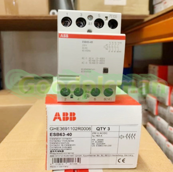 1PC ABB ESB63-40 GHE3691102R0006 230VAC/DC Contactor 4NO