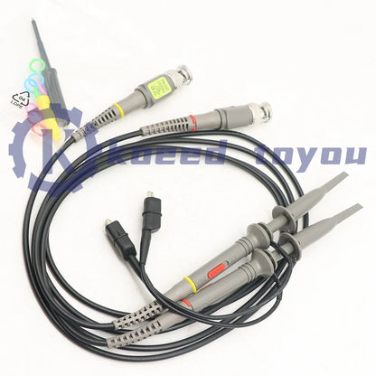 2PC P6100 100MHz Oscilloscope Probe 10:1 and 1:1 for Rigol Atten Owon Siglent
