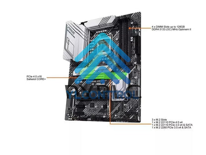 For ASUS PRIME Z590-P LGA 1200 Intel Z590 SATA 6Gb/s ATX Intel Motherboard