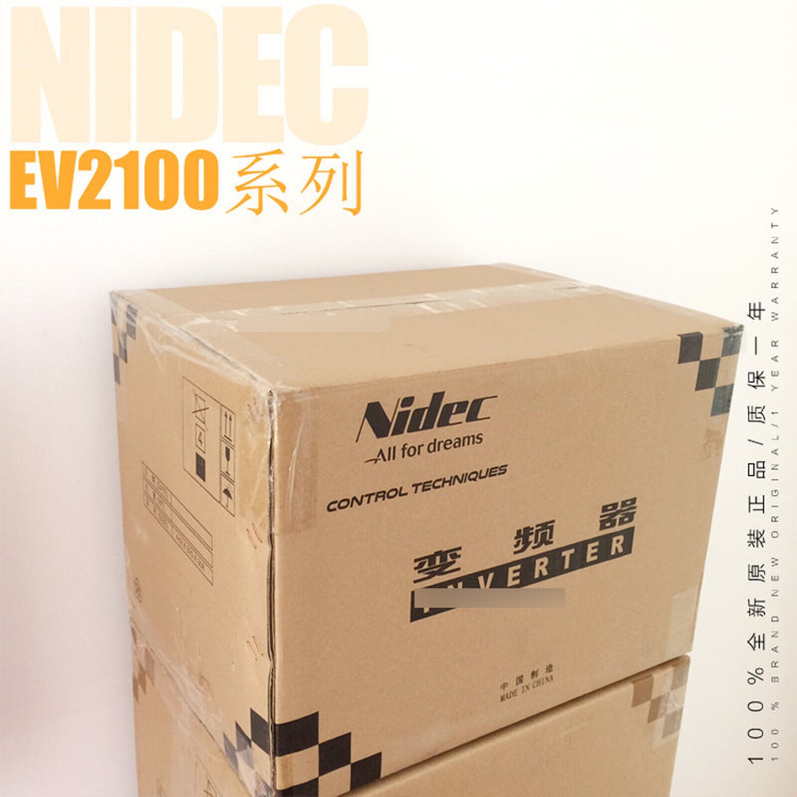 new 1PC  Emerson Nidec Inverter EV2100-4T0370A