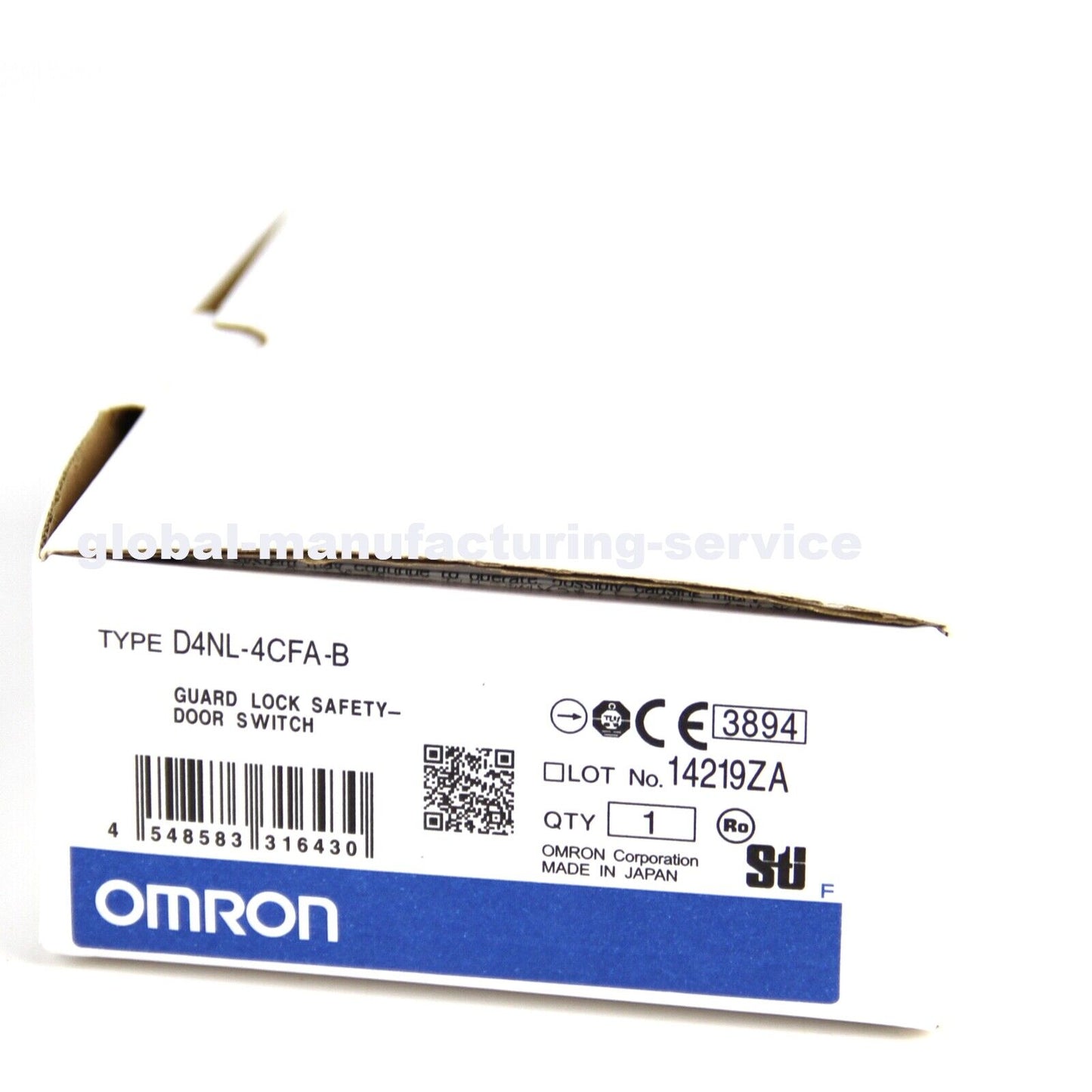Omron D4NL-4CFA-B High Sensitivity Ultrasound Sensor, 100Hz-30kHz Frequency Range, Rechargeable 2xAA Battery, Color Choice, Industrial & Commercial Use - OMRON